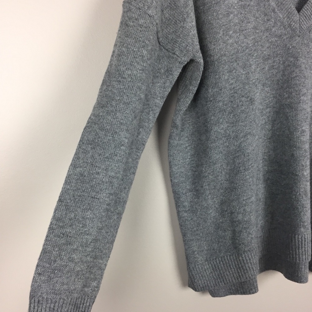 J. Crew Oversized V Neck Tunic Wool Sweater XS - Picture 4 of 6